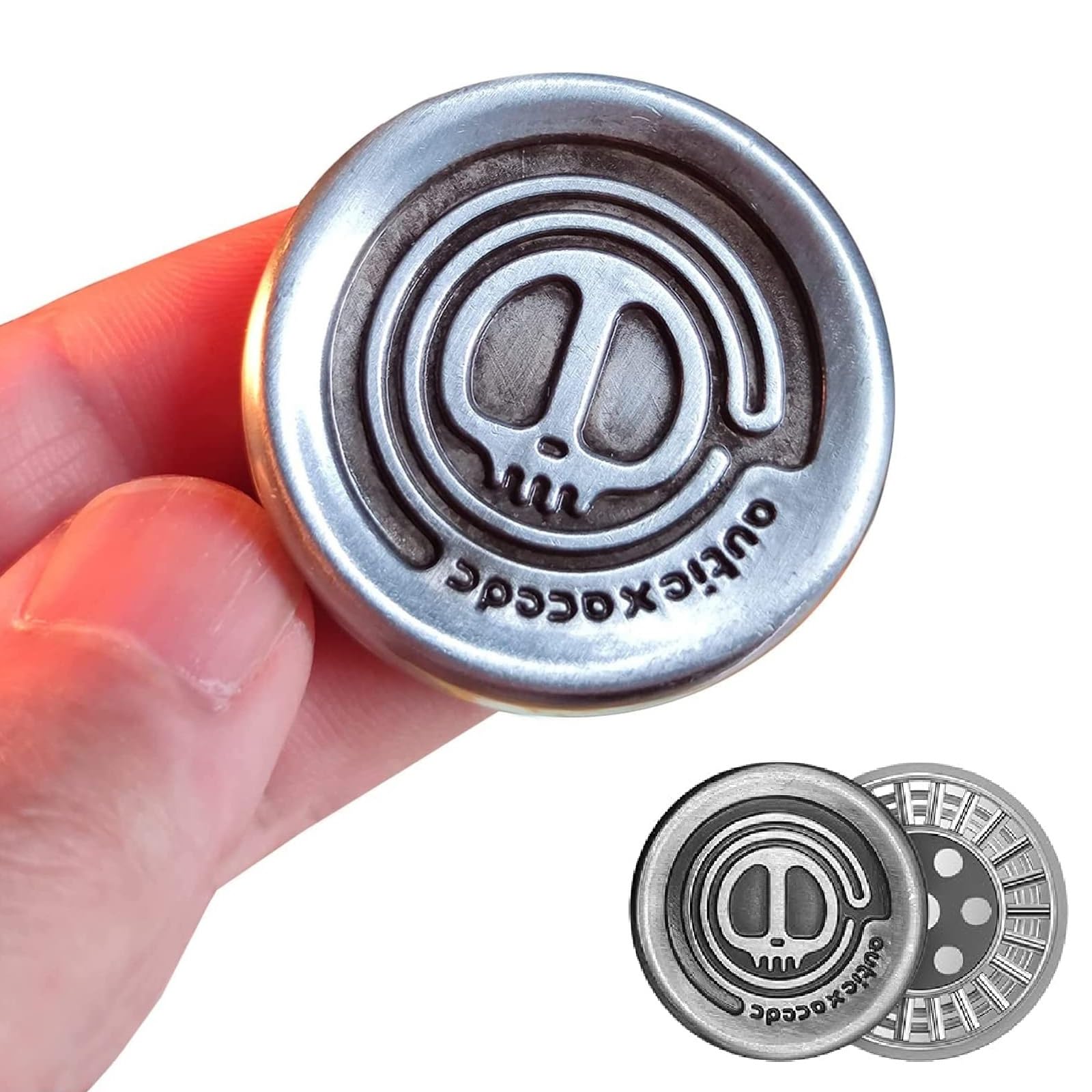 Amazon | 7JI コイン型 フィジェットトイ フィジェットスライダー 磁気